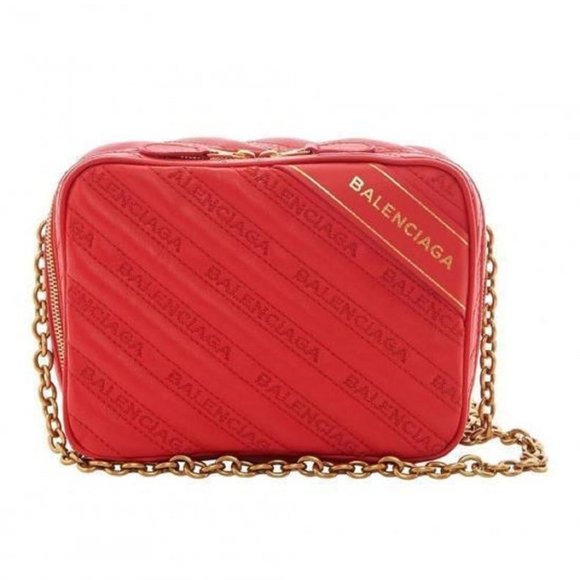 Authentic Balenciaga Red Chain Bag - Picture 1 of 5